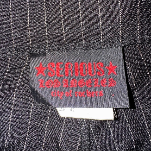 Serious City Of Rockers Wide Leg Pants Cargo Size 42 - Picture 4 of 8